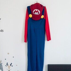 LOfficial Nintendo Super Mario Kids Cosplay Costume - Size 7+ Upgraded Cap!